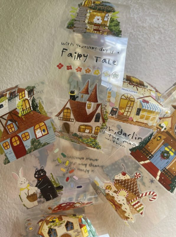 Xiami Studio Kiss-cut PET Tape - Fairy Tale Cottage