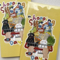 Xiami Studio Mixed Papers A5 Slim Notebook Shopping Day yellow covers