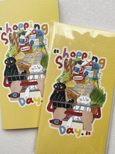 Xiami Studio Mixed Papers A5 Slim Notebook Shopping Day yellow covers