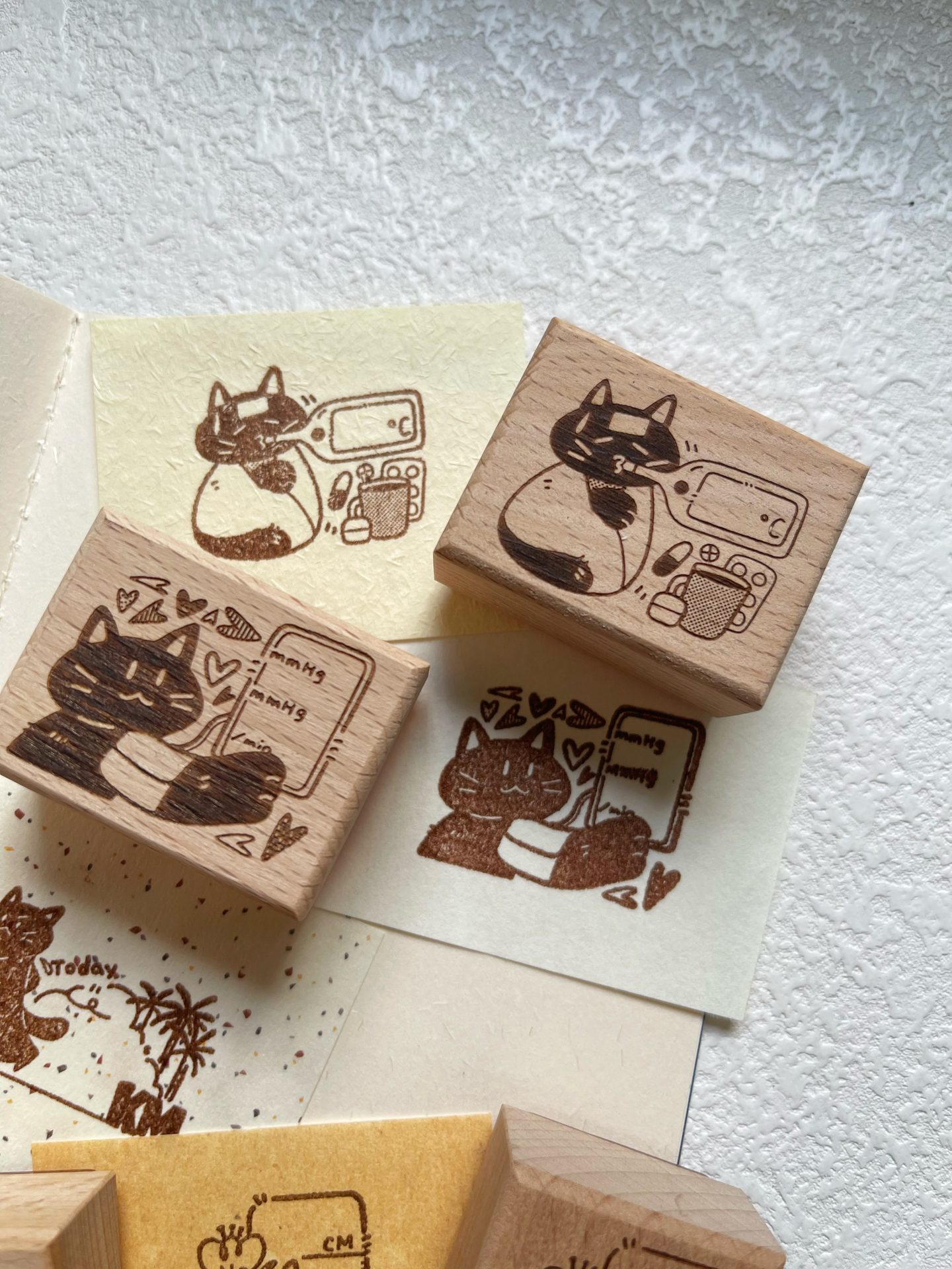 Xiami Studio Wooden Stamp - Measuring Height