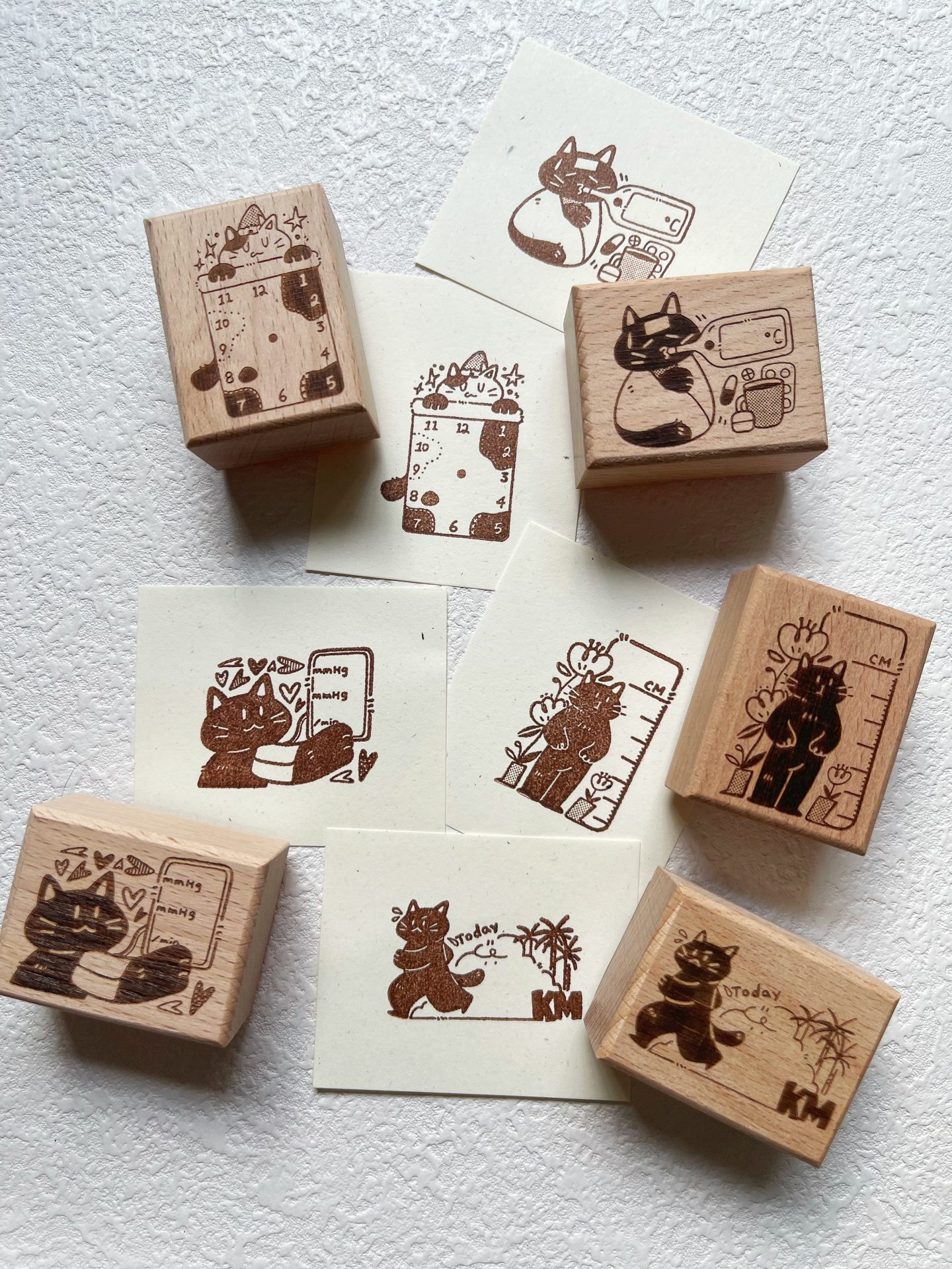 Xiami Studio Wooden Stamp - Measuring Height