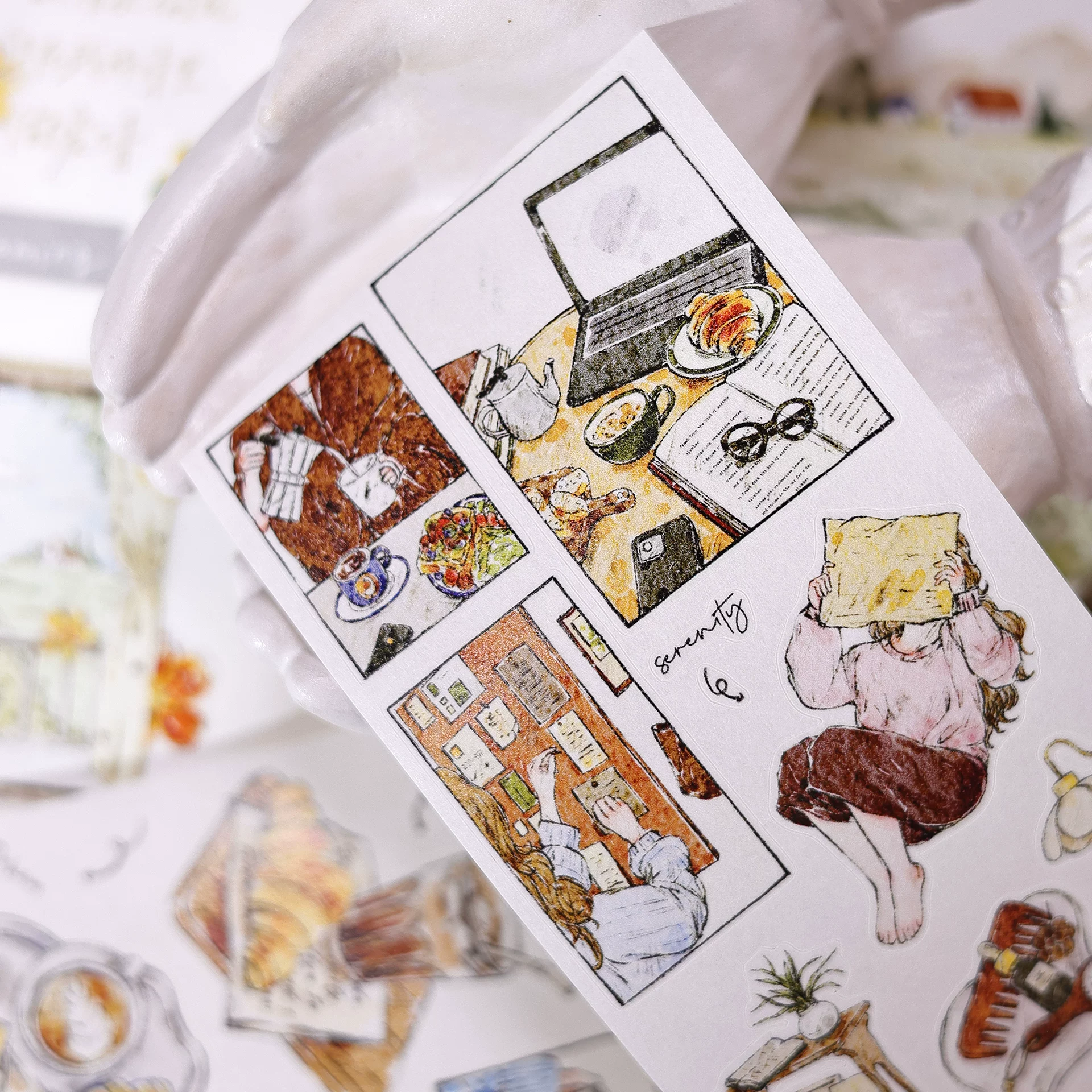 Xiaobaijia Life’s Little Moments Kiss-Cut Tape — gallery