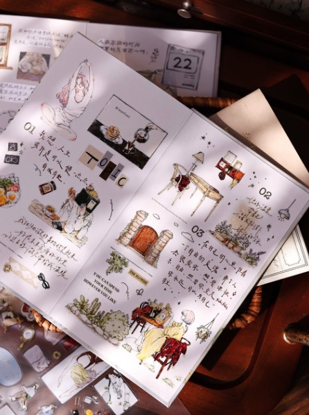 Xiaobaijia Life's Little Moments Kiss-Cut Tape