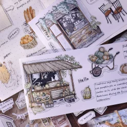 Xiaobaijia Little Shops Kiss-Cut Tape