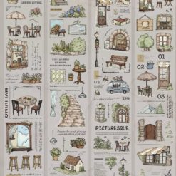 Xiaobaijia Quiet Elegance Kiss-Cut PET Tape