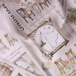Xiaobaijia Quiet Elegance Kiss-Cut PET Tape