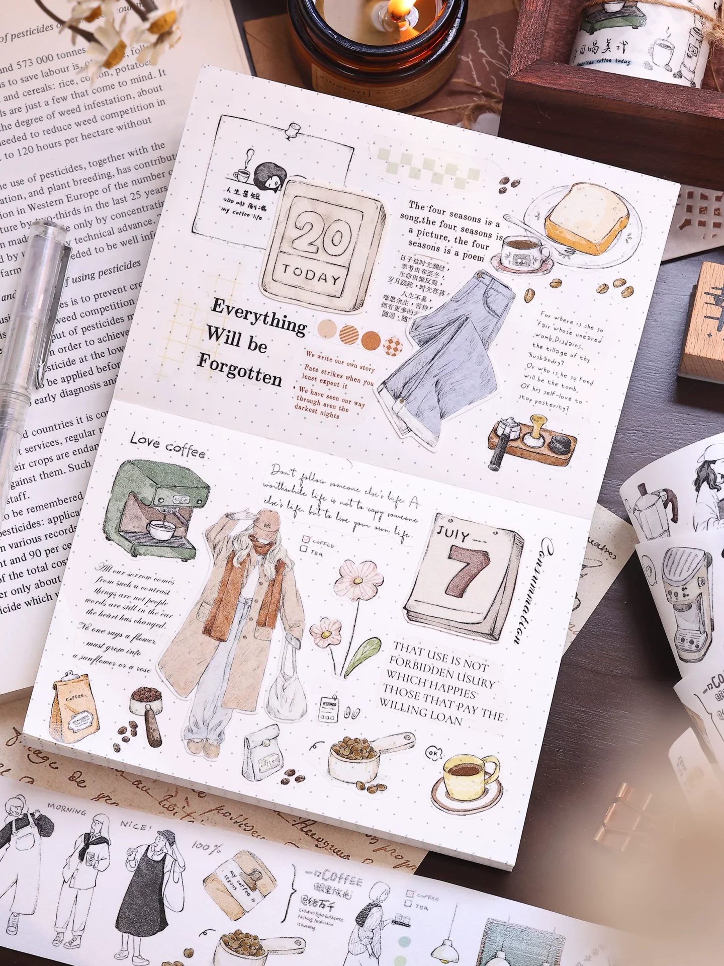 Xiaobaijia Winter Memories PET Tape — gallery