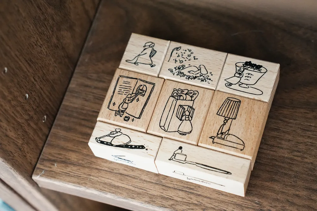 Yamadoro Night's Embrace Rubber Stamp - Recording Life - Image 4