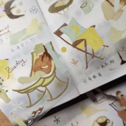 Yier Studio Alone Time Kiss-cut PET Tape