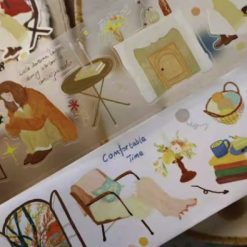 Yier Studio Alone Time Kiss-cut PET Tape