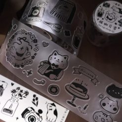 yeir-studio-cat-cafe-life-kiss-cut-pet-tape