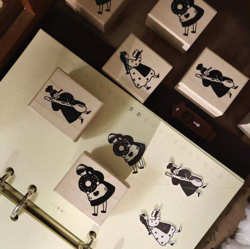 yeir-studio-girl-rubber-stamps-vol-4