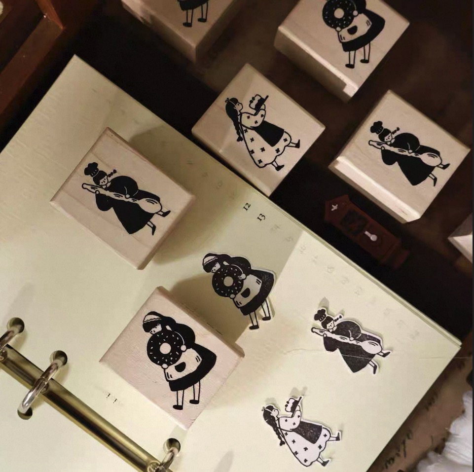 yeir-studio-girl-rubber-stamps-vol-4