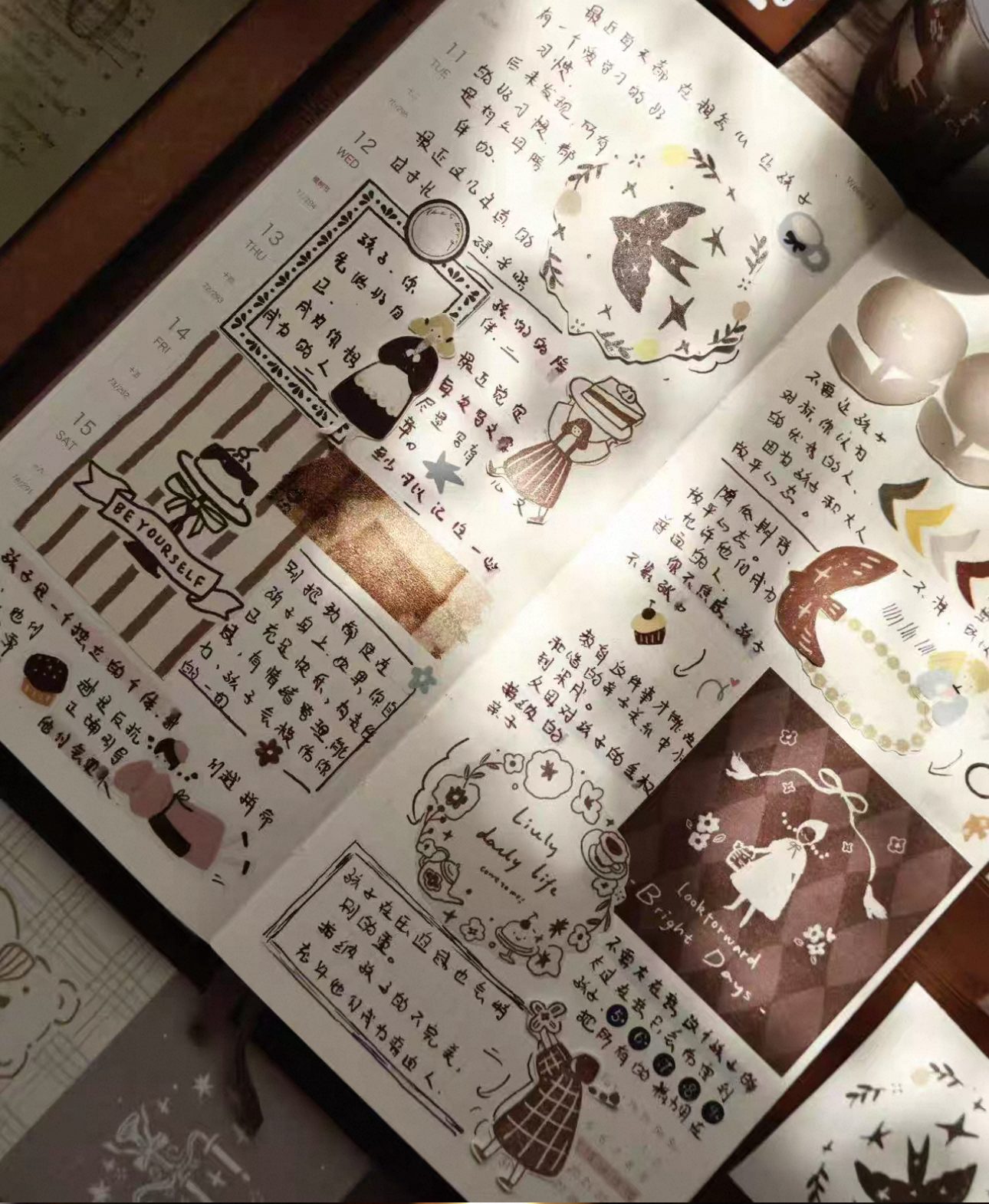 yeir-studio-retro-fairy-tale-sticker-roll-tape