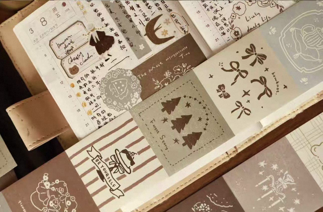 yeir-studio-retro-fairy-tale-sticker-roll-tape