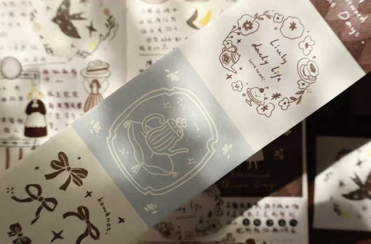 yeir-studio-retro-fairy-tale-sticker-roll-tape