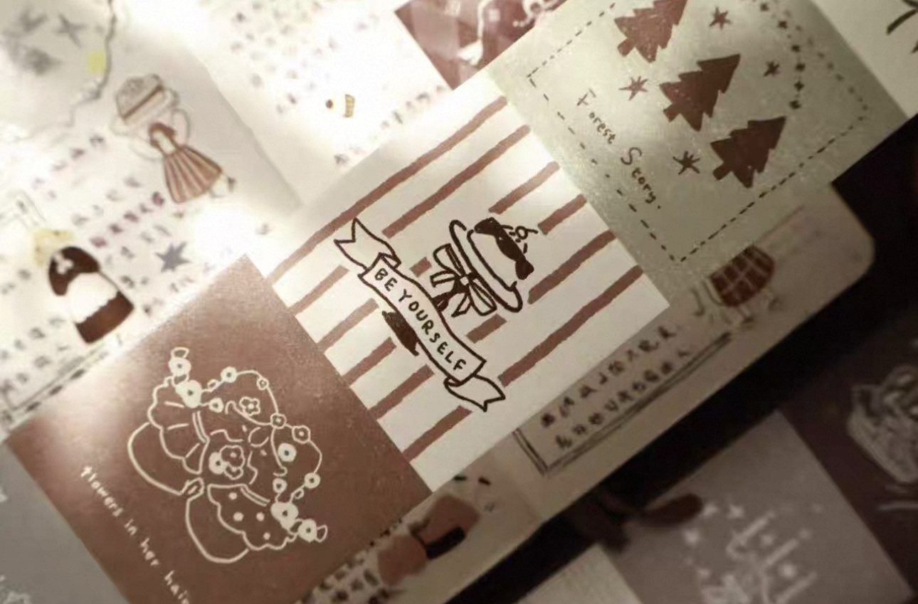 yeir-studio-retro-fairy-tale-sticker-roll-tape