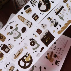 Yier Studio Bread Diary Kiss-cut Tape — gallery