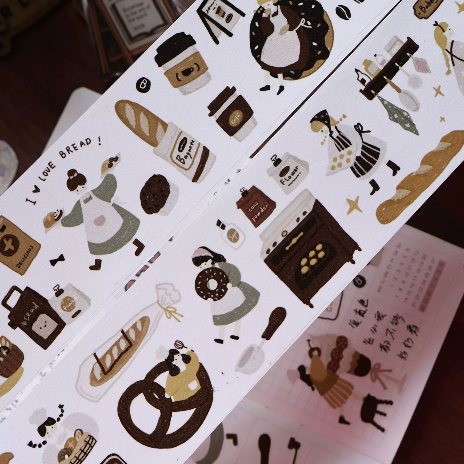Yier Studio Bread Diary Kiss-cut Tape — gallery