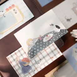 Yier Studio Cat Fun Tri-fold Memo – Design 2 — gallery
