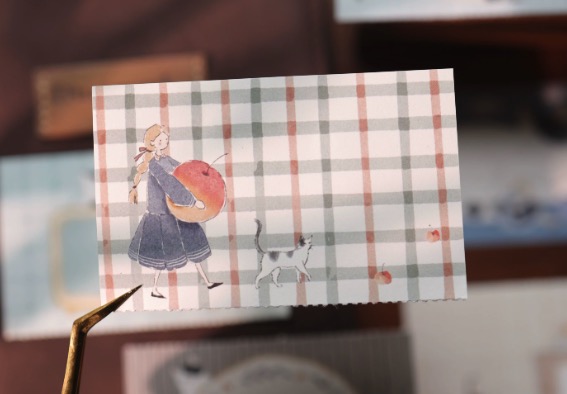 Yier Studio Cat Fun Tri-fold Memo – Design 3 — gallery