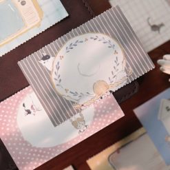 Yier Studio Cat Fun Tri-fold Memo – Design 4 — gallery