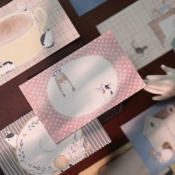 Yier Studio Cat Fun Tri-fold Memo – Design 4 — gallery
