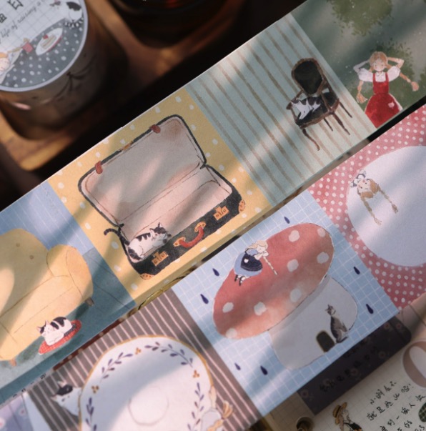 Yier Studio Daily Life Raising A Cat Memo Roll