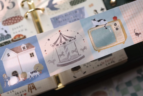 Yier Studio Daily Life Raising A Cat Memo Roll — gallery