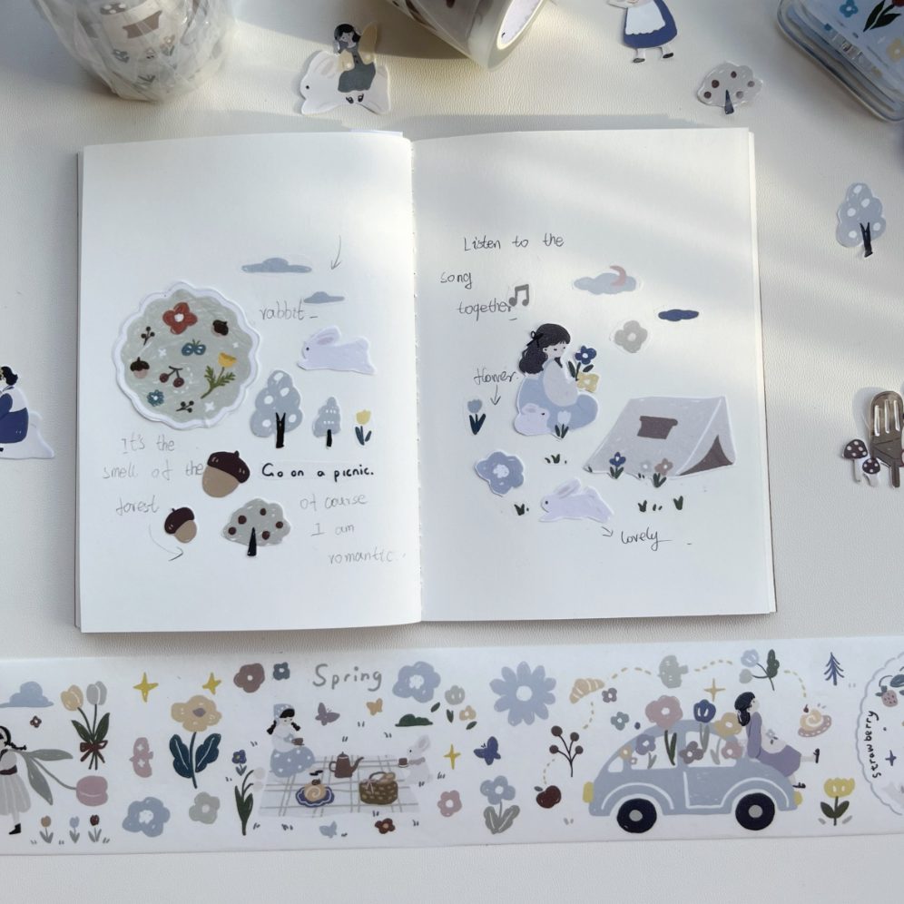 Yier Studio PET Tape - Forest Picnic