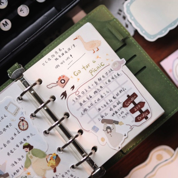 Yier Studio Gathered Moments Die-cut Memo — gallery