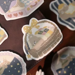 Yier Studio Goodnight Bear Die-cut Memo — gallery