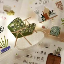 Yier Studio Half Day Leisure Kiss-cut Tape