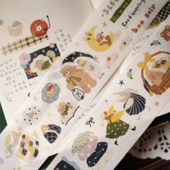 Yier Studio Hug Goodnight Kiss-cut Tape — gallery