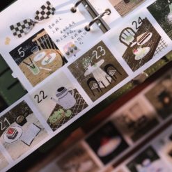 Yier Studio Leisure Time Kiss-cut Date Tape — gallery
