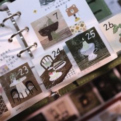 Yier Studio Leisure Time Kiss-cut Date Tape — gallery