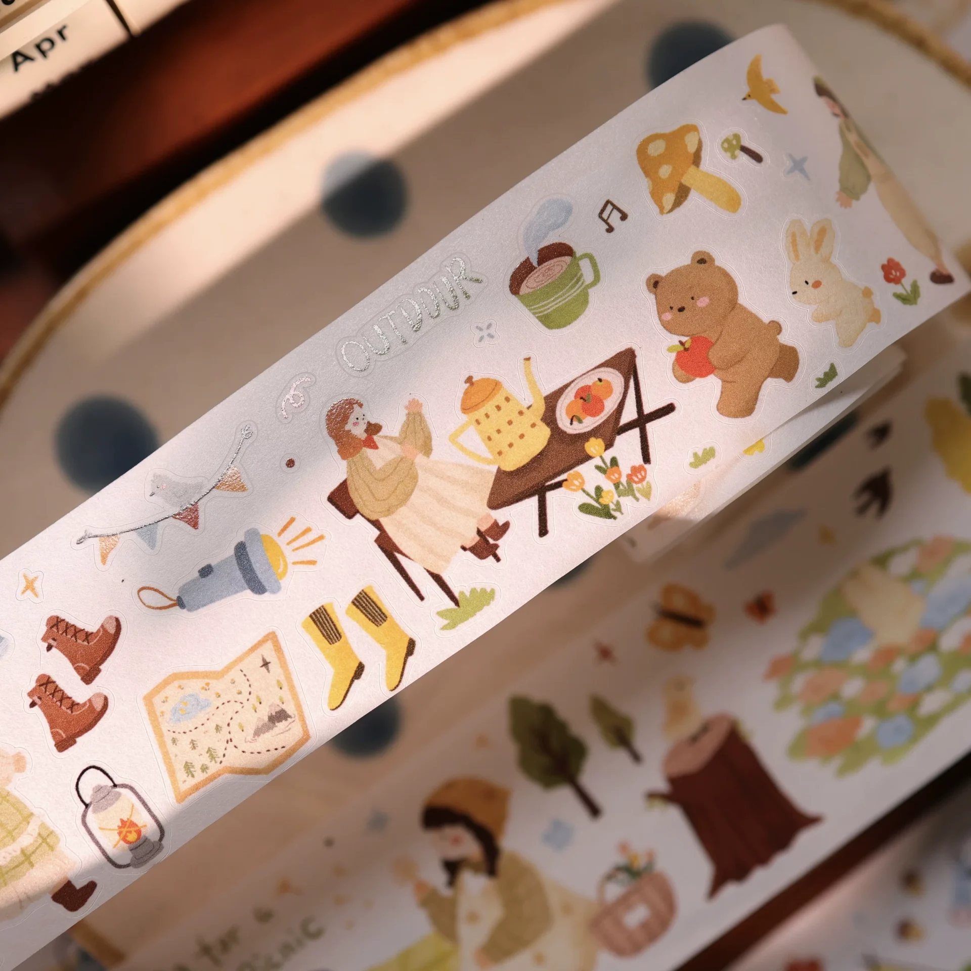 Yier Studio Outing Kiss-cut Tape — gallery