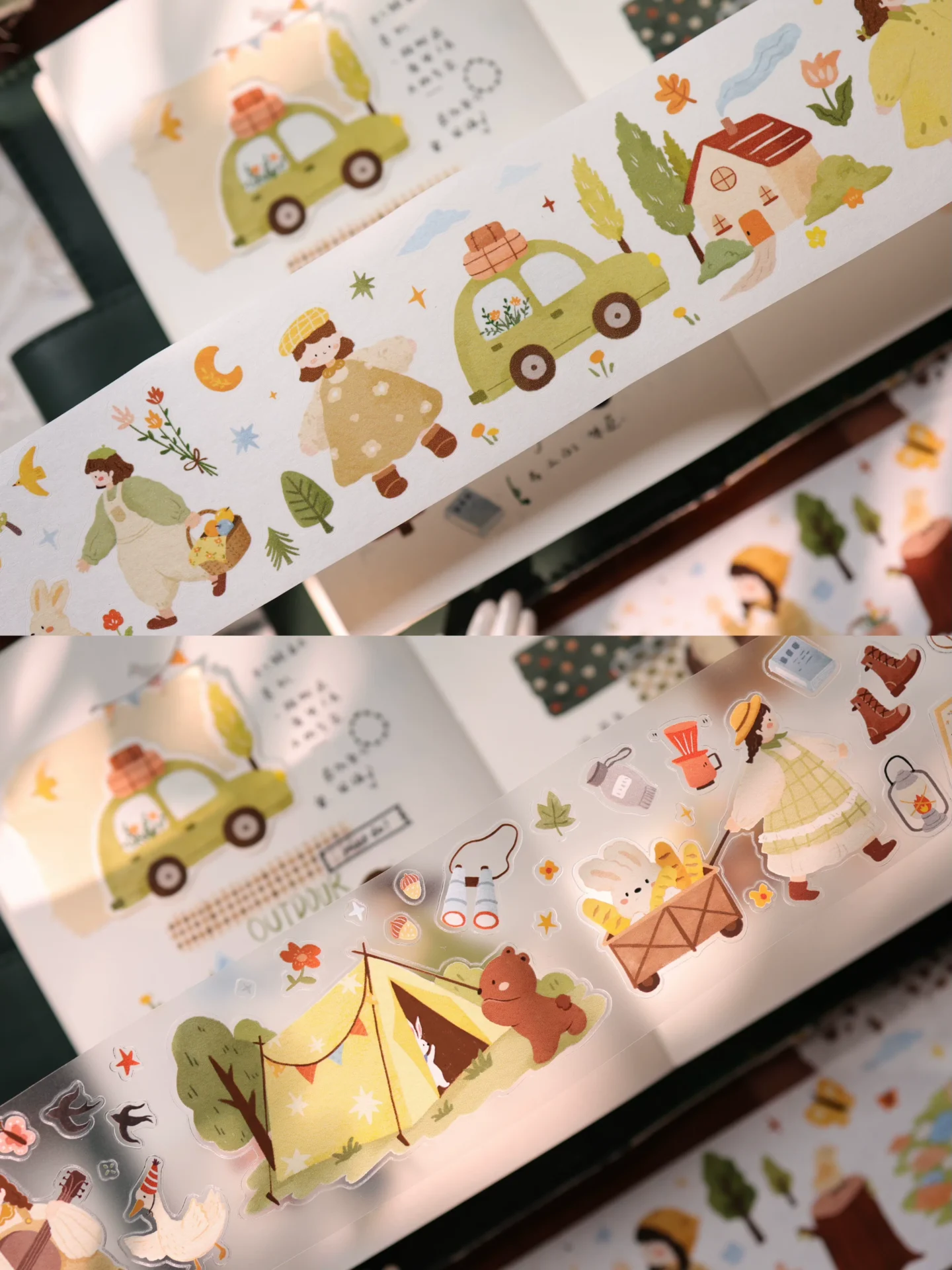 Yier Studio Outing Kiss-cut Tape — gallery