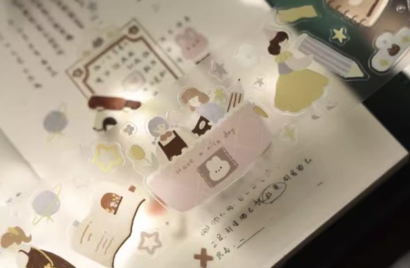 Yier Studio Stationery Planet Kiss-cut PET Tape