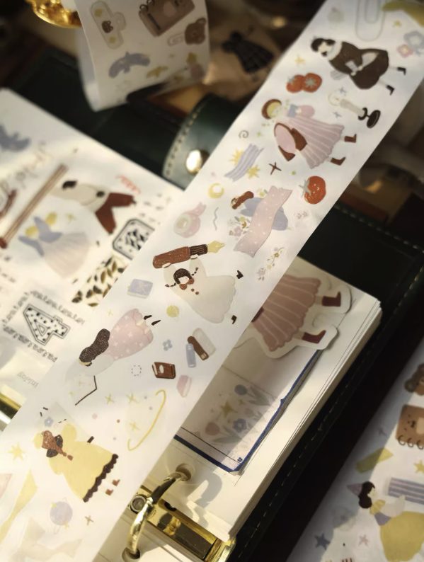 Yier Studio Stationery Planet Kiss-cut PET Tape