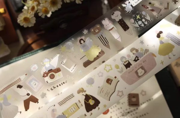 Yier Studio Stationery Planet Kiss-cut PET Tape