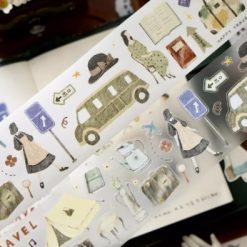Yier Studio Travel Diary Kiss-cut Washi Tape