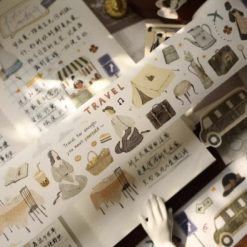 Yier Studio Travel Diary Kiss-cut Washi Tape