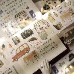Yier Studio Travel Diary Kiss-cut Washi Tape