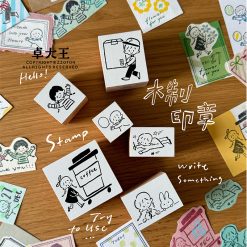 Molinta Rubber Stamps (4 designs)