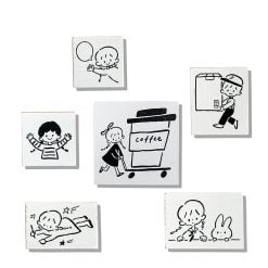 Molinta Rubber Stamps (4 designs)