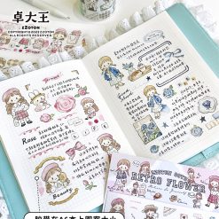 Molinta Washi Tape - Retro Flower