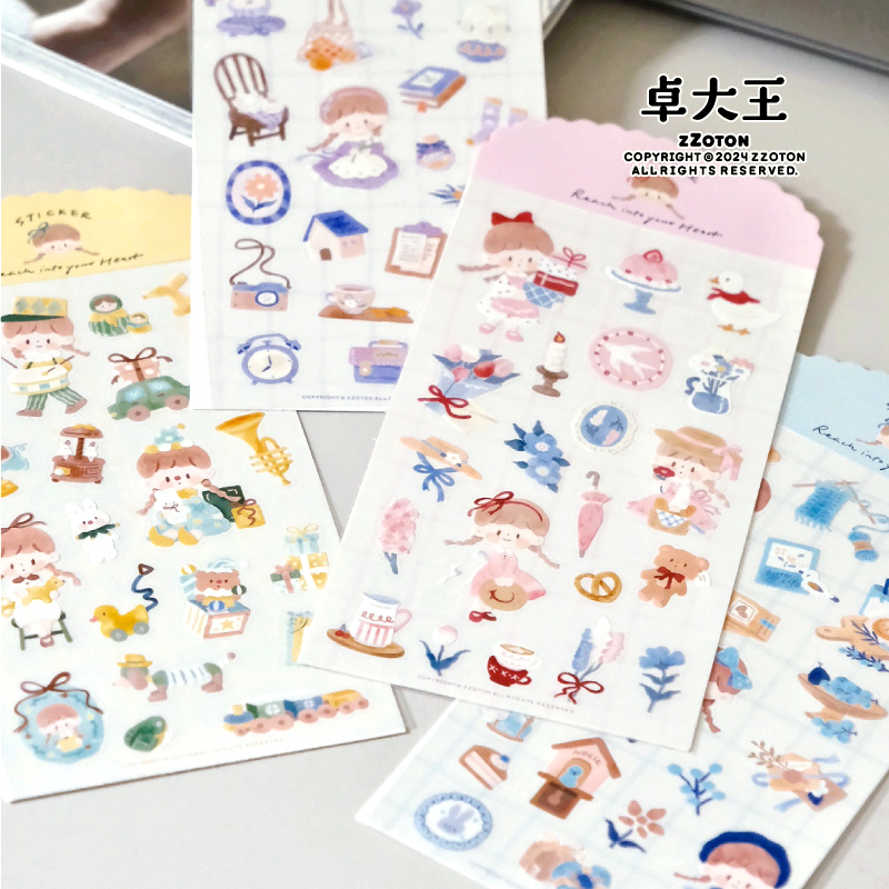 Molinta Sticker Sheets - Retro - Image 4