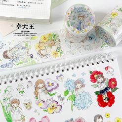 Molinta Kiss-cut Washi Tape - Flower Garden
