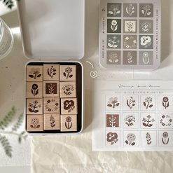 Freckles Tea Ink Flower Rubber Stamps - Image 15